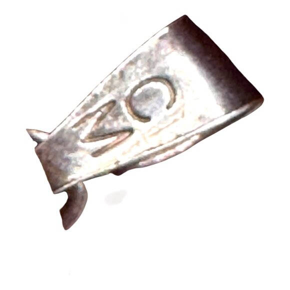 Vintage Millefiori Glass Pendant Signed CM 925 Sterling Silver Italy Flowers - Picture 5 of 7